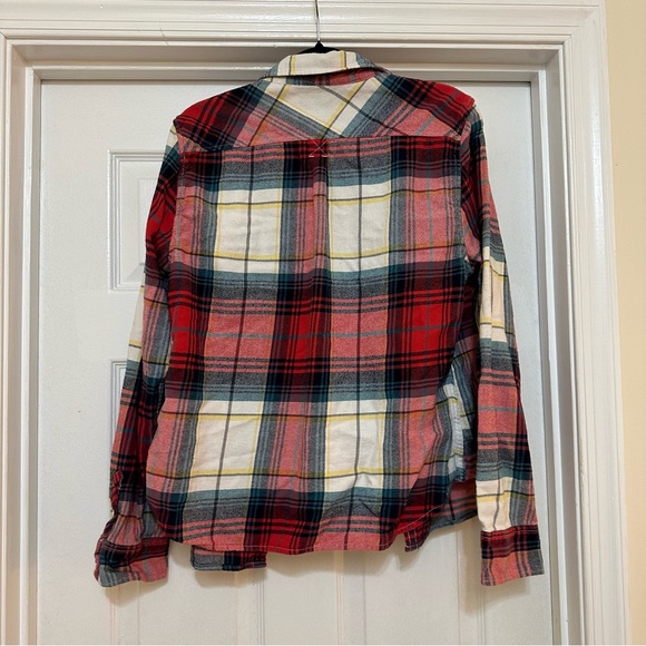 American Eagle Women’s Red Holiday Flannel | Favorite Fit | Size XL - Picture 5 of 5